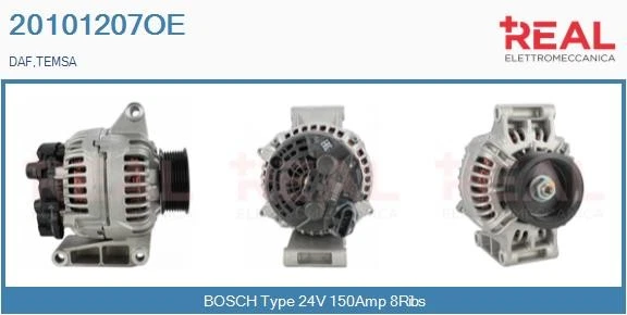20101207OE REAL Alternatore per TEMSA - Immagine 1 di 1