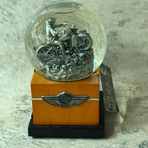 Luz de sonido para motocicleta Harley Davidson Snow Globe 1903-2003 100 aniversario - Imagen 1 de 10