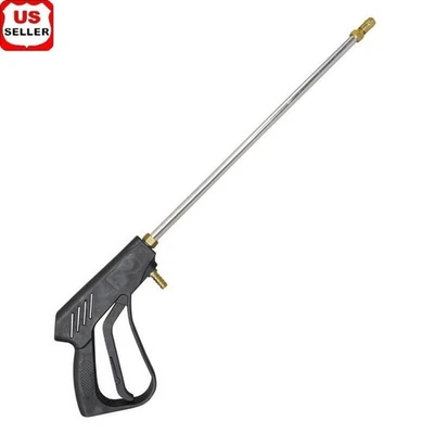 Rociador de pistola con empuñadura de pistola boquilla ajustable varita ATV spot remolque uso Foto 1 de 4