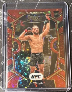 Dan Ige 2021 Panini Select UFC Red Concourse Prizm RC /199 #2 - Picture 1 of 2