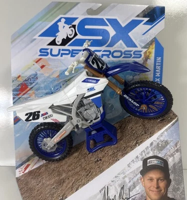 Модель Alex Martin 2025 Yamaha YZ450F Spin Master Supercross Millville SX MX  - Изображение 1 из 4