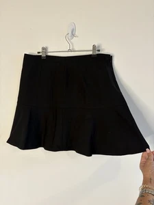 Falda Theory negra mezcla lana talla 12 - Imagen 1 de 2