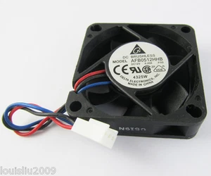 1pc DELTA AFB0512HHB 12V DC Brushless CPU Fan 5050xx15mm 50mm 5015 3wire dc fan - Picture 1 of 2