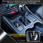 For Maserati Granturismo Quattroporte Shifter Gear Indicator Decal Glossy Vinyl