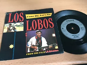 LOS LOBOS COME ON LET'S GO 7'' VINYL 1987 LASH 14 - Picture 1 of 2