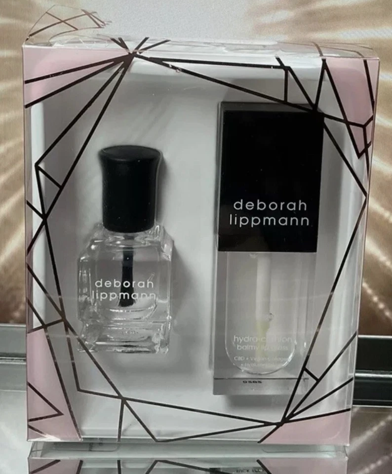 Brillo de labios Deborah Lippmann Hydra-Cushion bálsamo y capa superior de secado rápido de alto secado Foto 1 de 1