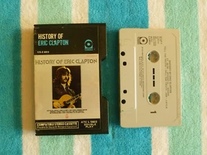 ERIC CLAPTON History Of CASSETTE TAPE Atco 1972 Hard Slipcase CREAM BLIND FAITH - Afbeelding 1 van 2