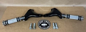 OEM Harley-Davidson Sportster Passenger Peg Mounts & Pegs, 49315-04, 49314-04 - Picture 1 of 15