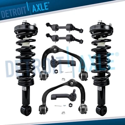 8pc RWD Front Struts Upper Control Arm Sway Bar Tie Rod for 2009-2013 Ford F-150 - Image 1 of 4