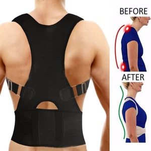 Corrector de Postura Soporte Espalda Cuerpo Ajustable Lumbar Espinal Cinturón - Imagen 1 de 12