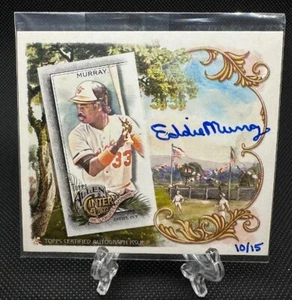 2022 Topps Allen & Ginter Eddie Murray N43 Auto Boxloader /15 RARE SSP - Picture 1 of 2