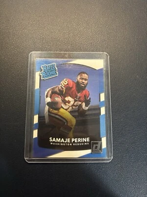 2017 Panini Donruss - Rated Rookie #306 Samaje Perine (RC) In Sleeve - Image 1 of 2