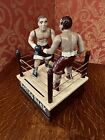 Boxing Ring Cast Iron Mechanical Money Bank Money box. Only 1 left