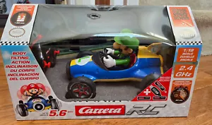 Luigi - Super Mario Kart - Carrera RC Mach 8 2.4 Ghz Remote Controller Car (NEW) - Picture 1 of 3