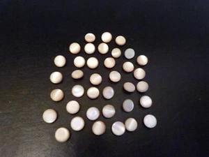 35+ small Antique Victorian pearl Mother of MOP shell matched button lot 3/8"#73 - Picture 1 of 14