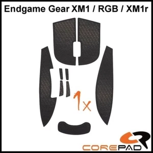 Corepad Soft Grips black Endgame Gear XM2w XM2we XM1 XM1r Mouse Grip Tapes - Picture 1 of 1