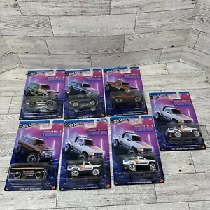 Hot Wheels 2024 Tubular Trucks Walmart Exclusive Complete set Of 5 + 3 Toyotas - Picture 1 of 17
