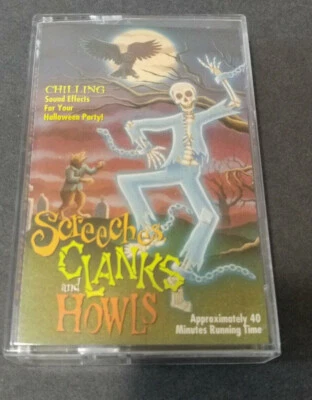 Screeches, Clanks and Howls-KTEL-Cassette-40 minutes-Halloween sound effects - Image 1 of 4
