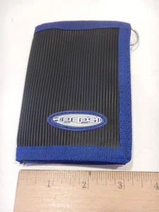 Pepsi Tri Fold Wallet UNUSED Blue and Black - Picture 1 of 6