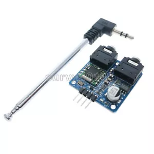 TEA5767 76-108MHZ FM Stereo Radio Module + Cable Antenna for Arduino - Picture 1 of 5