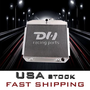 For 1955-57 Chevrolet Bel Air/Nomad/210 (Two-Ten) 4.3L V8 3Row Aluminum Radiator - Picture 1 of 11