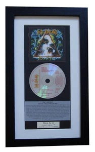 DEF LEPPARD Hysteria CLASSIC CD Album GALLERY QUALITY FRAMED+EXPRESS GLOBAL SHIP - Picture 1 of 7