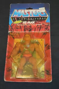 MOC Mattel Masters Of The Universe Vintage 1982 He-Man 12 Schienali Sigillato - Foto 1 di 3
