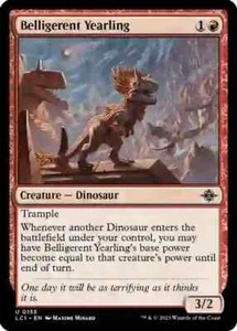 4x Magic: The Gathering Belligerent Yearling 133 Uncommon Regular NM LCI - Picture 1 of 1
