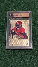2021 Leaf Metal Draft Super Prismatic gold 1/1 Devonta Smith Rookie RC Portrait