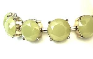 J.Crew Moonlight Yellow Faceted Gems Bracelet 6.5 inches - Picture 1 of 6