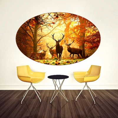 Adesivo de parede de veado removível arte de parede de caça, a12 - Imagem 1 de 3