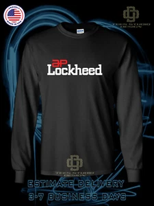 New AP Lockheed Logo Men's T-Shirt American Long Sleeve T-Shirt - Picture 1 of 1