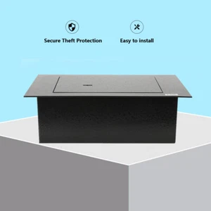 Caja fuerte de piso oculta subterránea de placa de acero para armas dinero joyería seguridad para el hogar - Imagen 1 de 16