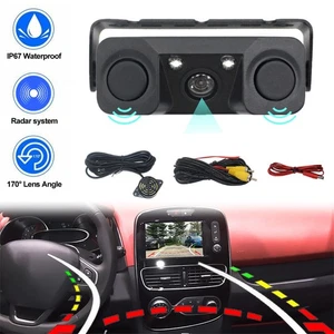 Car Reversing Rearview Backup Camera Parking Radar Sensor 170Degree Alarm System - Picture 1 of 16