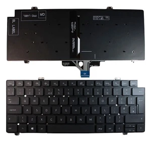 Dell Latitude 14 5420 Hintergrundbeleuchtung schwarz UK Layout Ersatz Laptop Tastatur - Bild 1 von 1