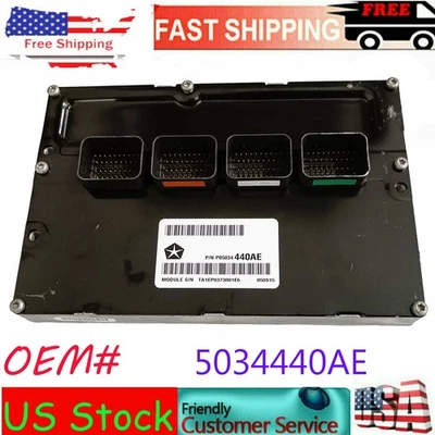 OEM 5034440AE Engine ECM Control Module Fits 2007-2009 PT CRUISER Foto 1 de 4