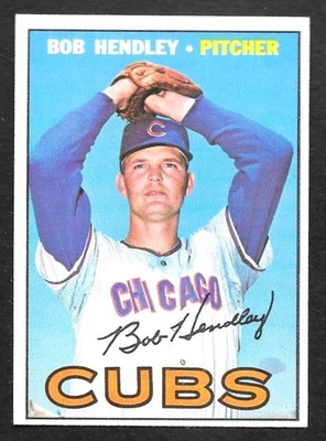 1967 Topps #256 Bob Hendley - EXMT - Image 1 of 2