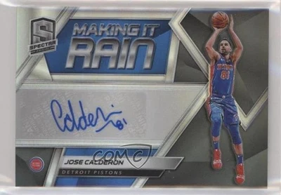 2018-19 Panini Spectra Making it Rain Auto /75 Jose Calderon #MR-JCL Auto - Image 1 of 2