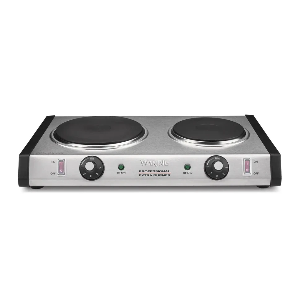 Waring Commercial WDB600 Heavy-Duty Commercial Cast-Iron Double Burner