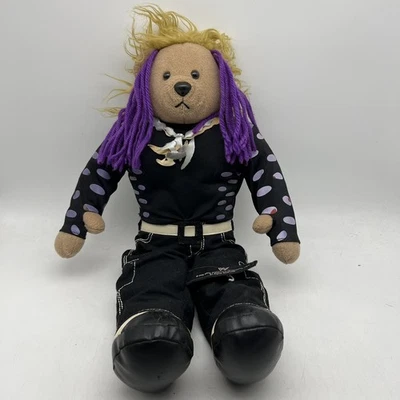 WWE WWF Jeff Hardy Peluche Oso 18" Lucha Libre Peluche 2006 RARO Foto 1 de 4
