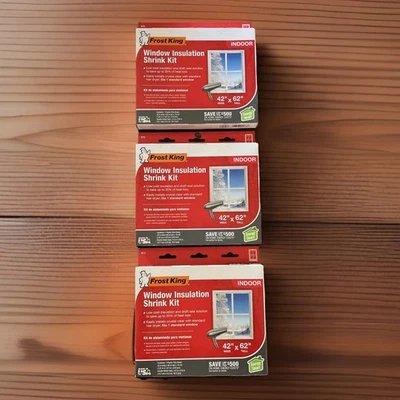 Kit retráctil de aislamiento de ventana 3 Frost King V73 interior 42x62 Foto 1 de 4