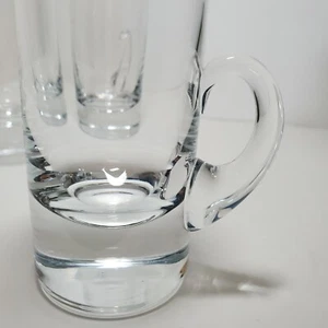 Irish Coffee Hot Toddy Handblown Glasses Mugs Clear Barware Drinkware set/3  - Picture 1 of 11