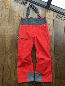 NWT Stio Environ Bib Ski Snowboard Pants Red Men's XXL Elderberry Red $459 MSRP - Picture 1 of 8