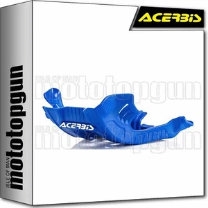 ACERBIS 0023922 SABOT MOTEUR BLEU BLANC YAMAHA YZ 125 2012 12 2013 13 2014 14 - Picture 1 of 5