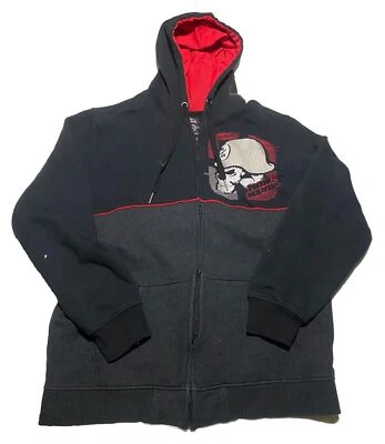Metal Mulisha Embroidered Full Zip Hoodie Men’s XXL Grunge Skull AC5 - Image 1 of 4