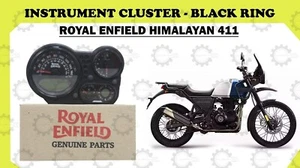 Black "Instrument Cluster For Royal Enfield Himalayan 411 ABS BS6 2022" - Picture 1 of 7