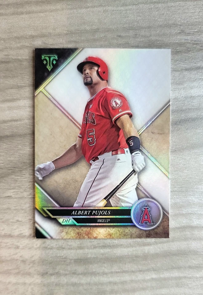2017 Topps Triple Threads (Albert Pujols #39) Los Angeles Angels - Image 1 of 2
