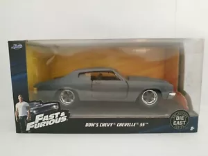 1/32 DOMS CHEVY CHEVELLE SS FAST AND FURIOUS COCHE A ESCALA SCALE DIECAST - Imagen 1 de 2