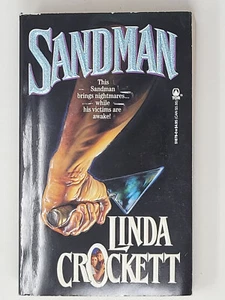 LINDA CROCKETT FIRST EDITION - Sandman 1990 (Paperbacks from Hell) - Picture 1 of 4