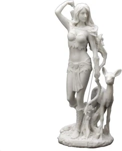 Artemis griechische Naturgöttin der Jagd und der Mondstatue - Bild 1 von 6